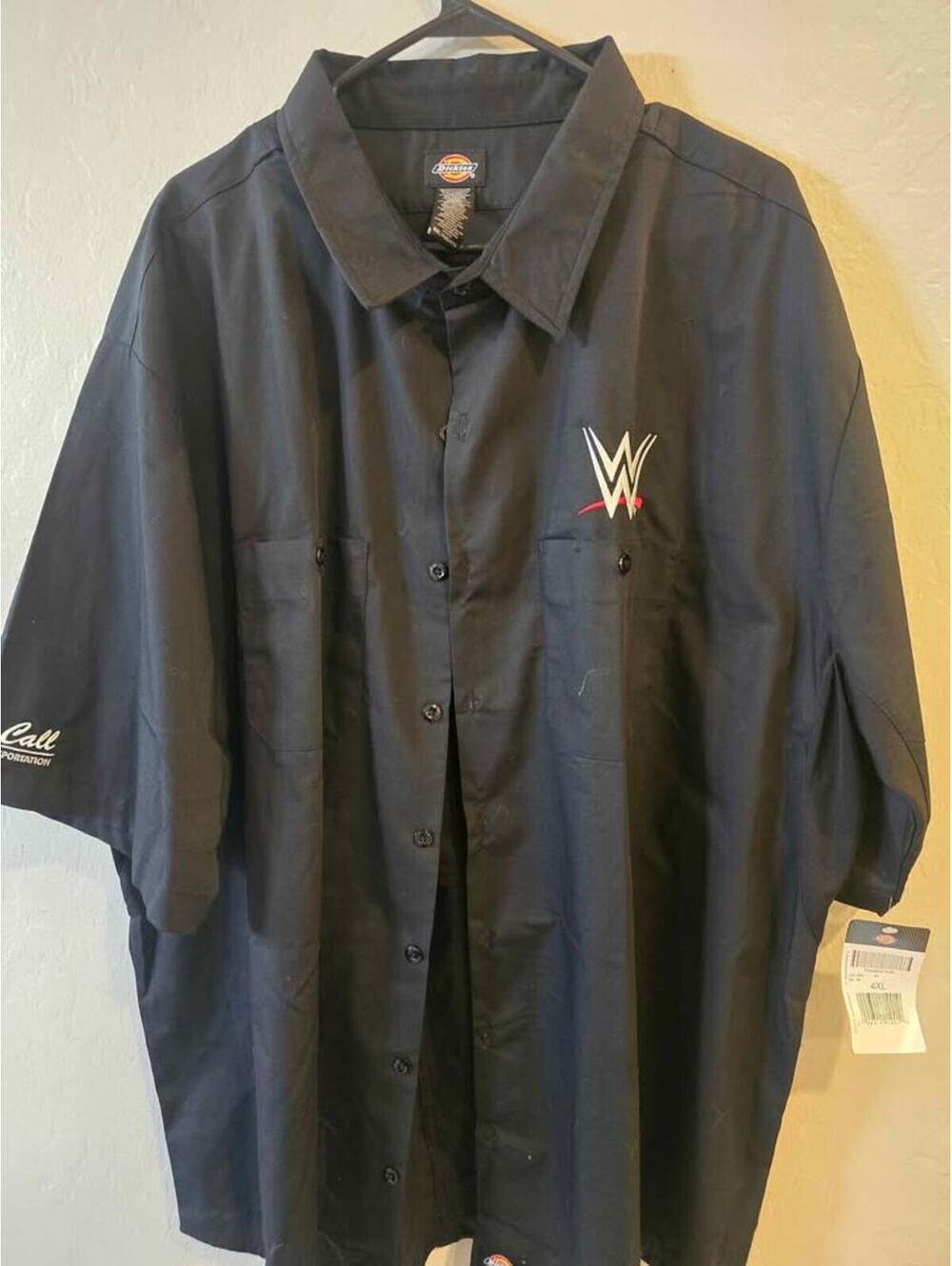 Dickies WWE Button Up Shirt Men's Size 4XL. New With Tags